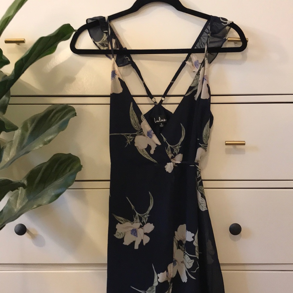 Lulu’s long wrap dress
